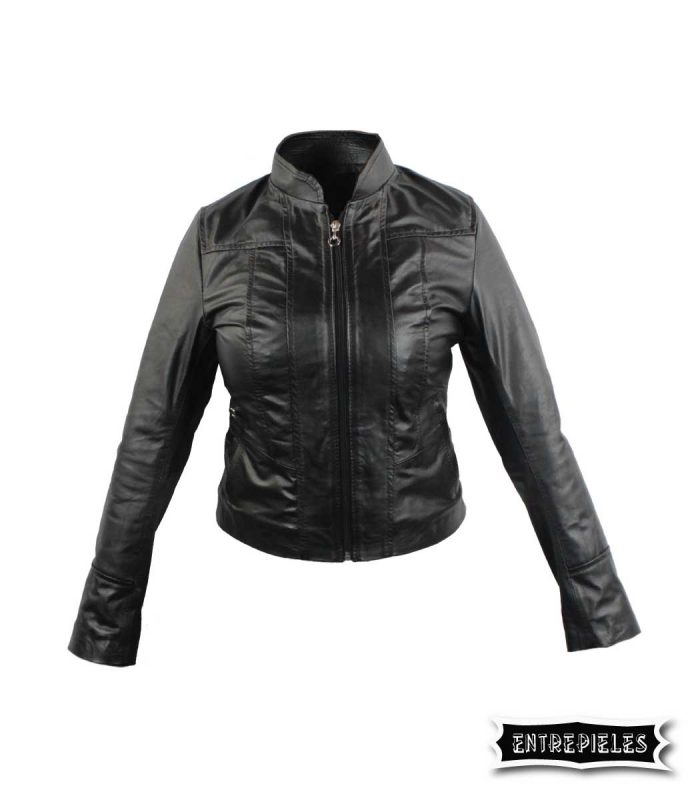 Chaqueta de cuero para dama