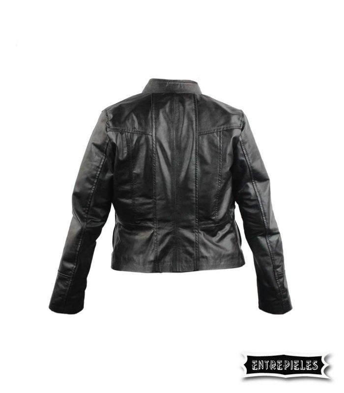 Chaqueta en cuero para dama