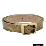 Cinturón dorado para mujer