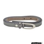 Cinturones de cuero para mujer gris