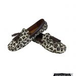 Mocasín animal print para mujer