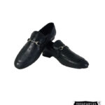 Mocasín pitón para mujer en cuero