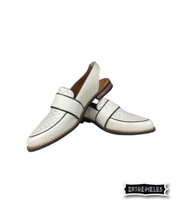 Baletas tipo sueco beige para mujer