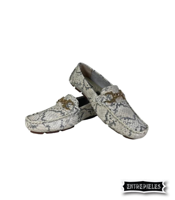 Mocasín folia blanco