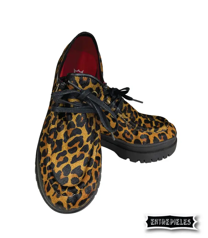 Mocasín Animal print tractor